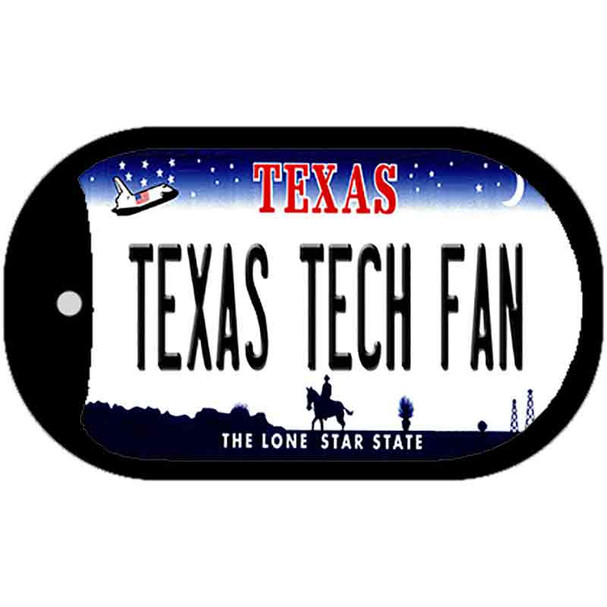 Texas Tech Fan Wholesale Novelty Metal Dog Tag Necklace