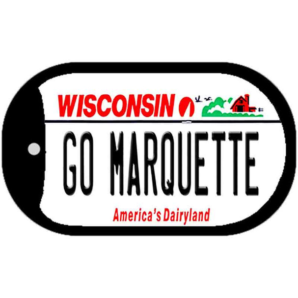 Go Marquette Wholesale Novelty Metal Dog Tag Necklace