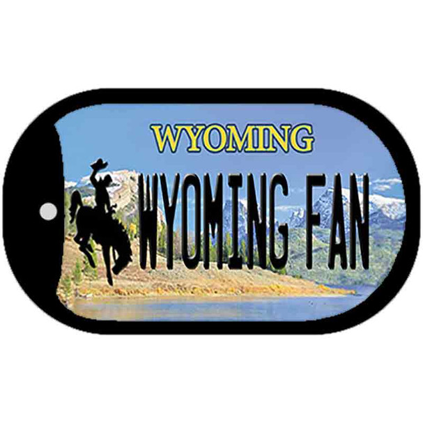 Wyoming Fan Wholesale Novelty Metal Dog Tag Necklace