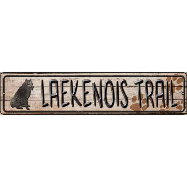 Laekenois Trail Wholesale Novelty Metal Street Sign