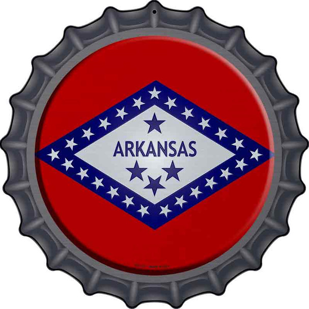 Arkansas State Flag Wholesale Novelty Metal Bottle Cap Sign