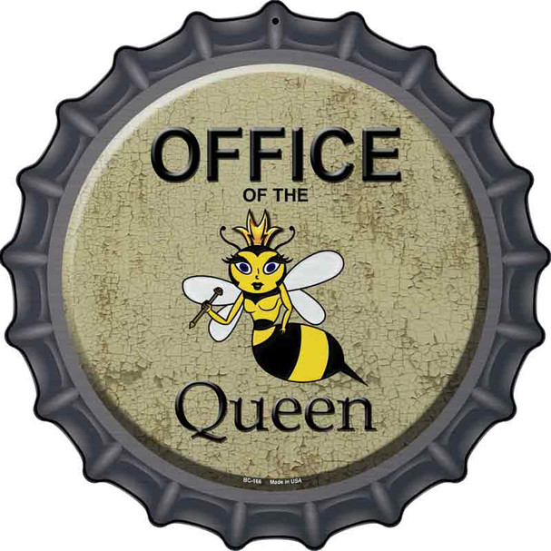 Office of the Queen Wholesale Novelty Metal Bottle Cap Sign