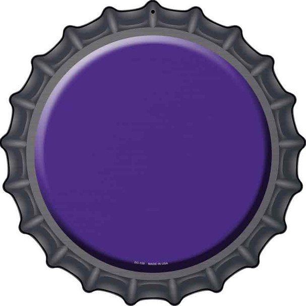 Purple Wholesale Novelty Metal Bottle Cap Sign