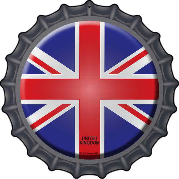 United Kingdom Country Wholesale Novelty Metal Bottle Cap Sign