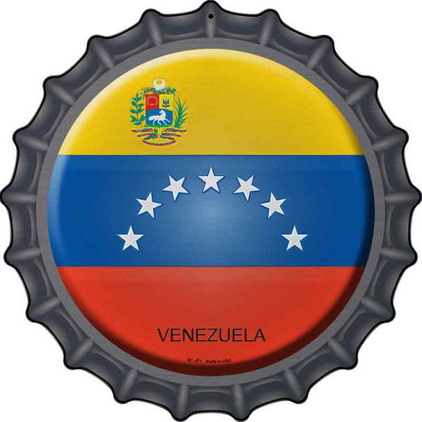 Venezuela Country Wholesale Novelty Metal Bottle Cap Sign