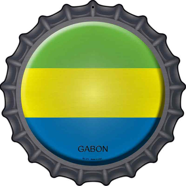 Gabon Country Wholesale Novelty Metal Bottle Cap Sign