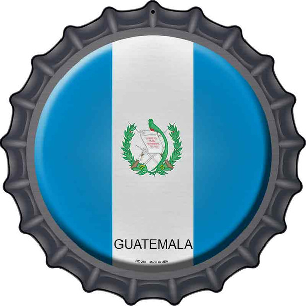 Guatamala Country Wholesale Novelty Metal Bottle Cap Sign