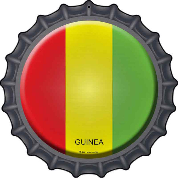 Guinea Country Wholesale Novelty Metal Bottle Cap Sign