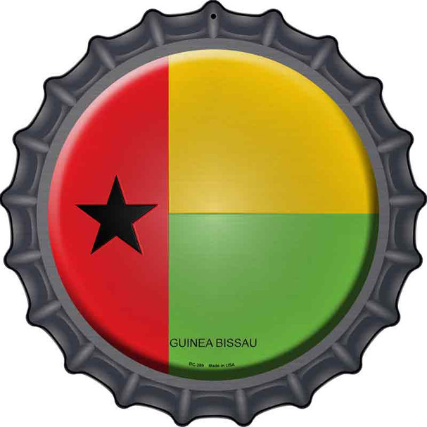 Guinea Bissau Country Wholesale Novelty Metal Bottle Cap Sign