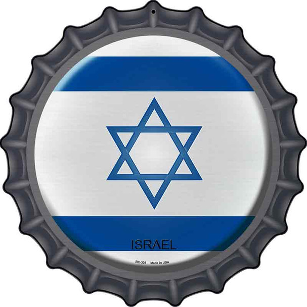 Israel Country Wholesale Novelty Metal Bottle Cap Sign