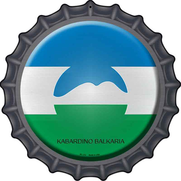 Kabardino Balkaria Country Wholesale Novelty Metal Bottle Cap Sign