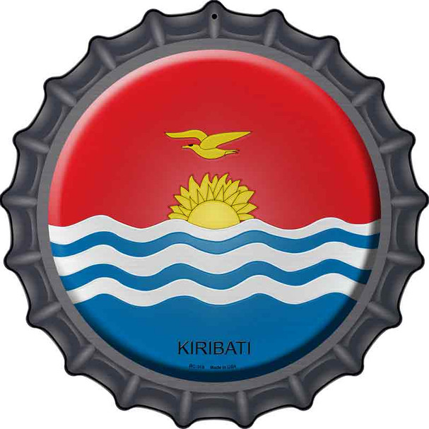 Kiribati Country Wholesale Novelty Metal Bottle Cap Sign