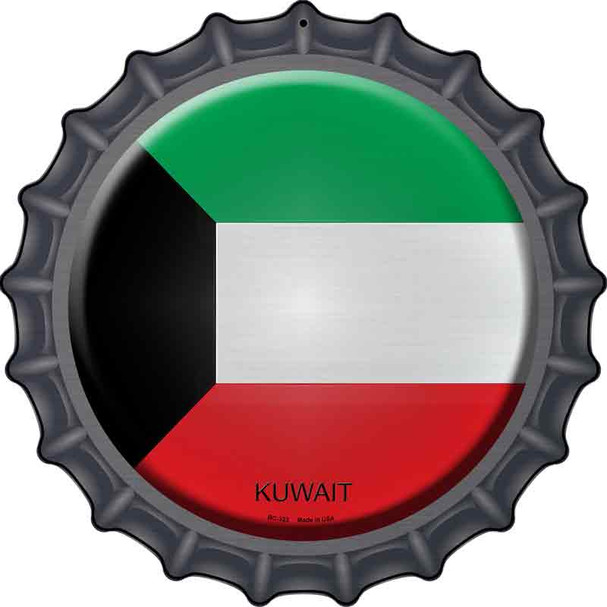 Kuwait Country Wholesale Novelty Metal Bottle Cap Sign