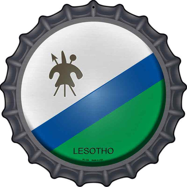 Lesotho Country Wholesale Novelty Metal Bottle Cap Sign