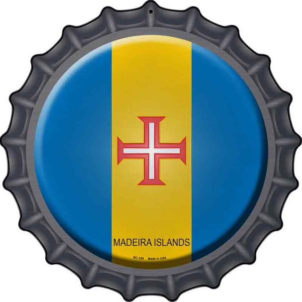 Madeira Islands Country Wholesale Novelty Metal Bottle Cap Sign