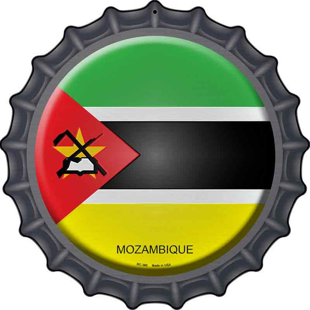 Mazambique Country Wholesale Novelty Metal Bottle Cap Sign