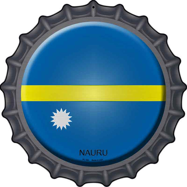 Nauru Country Wholesale Novelty Metal Bottle Cap Sign