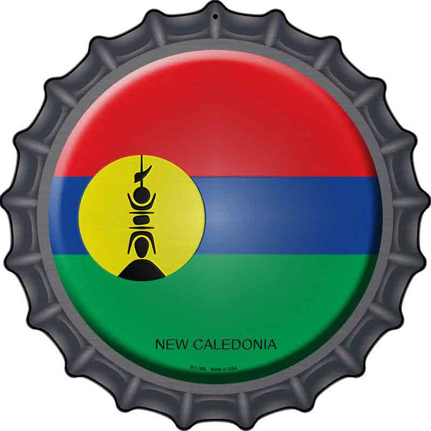 New Caledonia Country Wholesale Novelty Metal Bottle Cap Sign