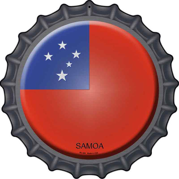 Samoa Country Wholesale Novelty Metal Bottle Cap Sign