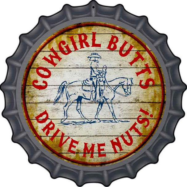 Cowgirl Butts Wholesale Novelty Metal Bottle Cap Sign