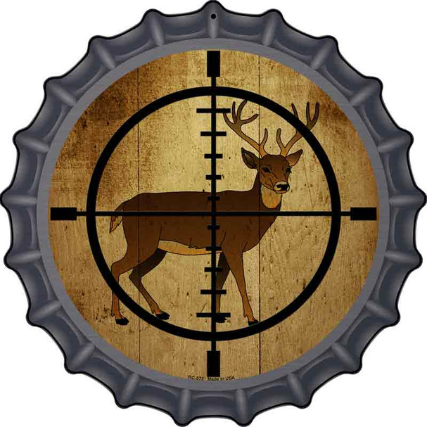 Deer Hunter Wholesale Novelty Metal Bottle Cap Sign