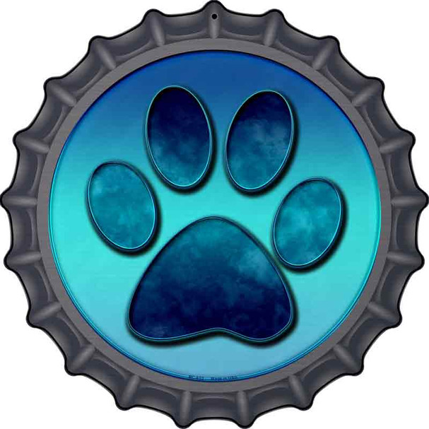 Paw Prints Wholesale Novelty Metal Bottle Cap Sign