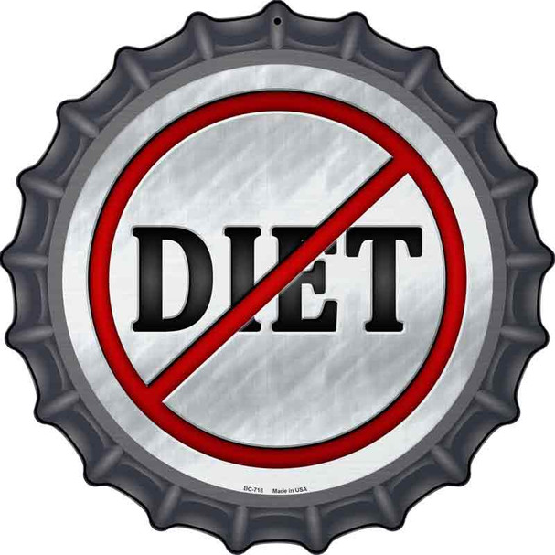 Diet Wholesale Novelty Metal Bottle Cap Sign