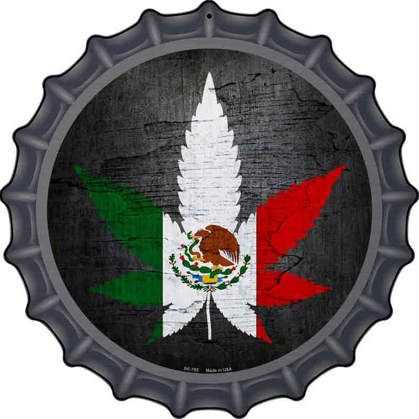 Mexican Pot Wholesale Novelty Metal Bottle Cap Sign