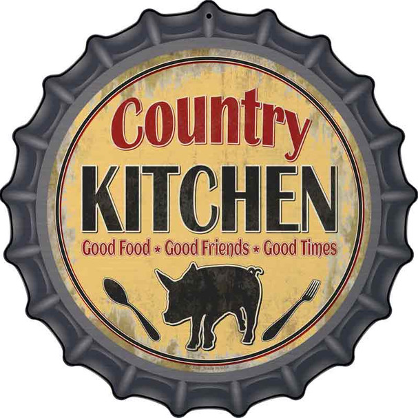 Country Kitchen Wholesale Novelty Metal Bottle Cap Sign