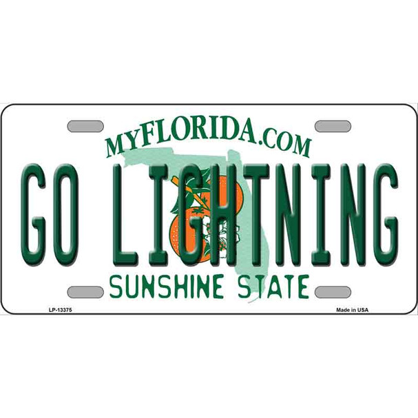 Go Lightning Wholesale Novelty Metal License Plate Tag