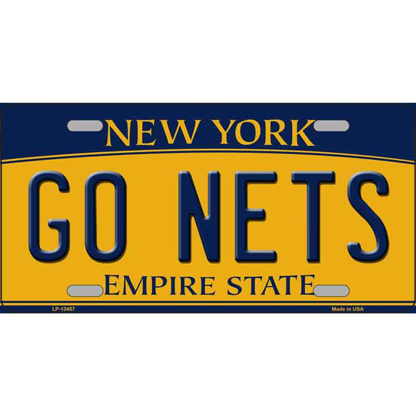 Go Nets Wholesale Novelty Metal License Plate Tag