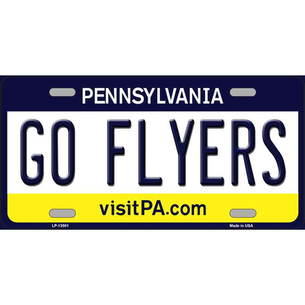 Go Flyers Wholesale Novelty Metal License Plate Tag