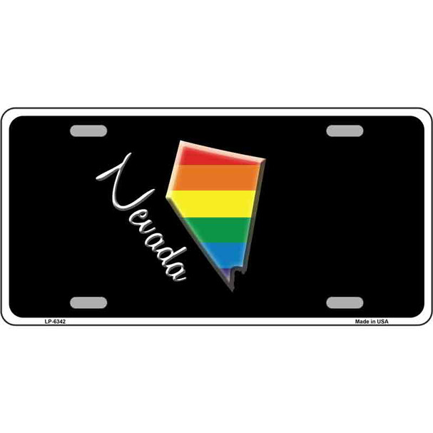 Nevada Rainbow Wholesale Metal Novelty License Plate