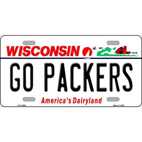 Go Packers Wholesale Novelty Metal License Plate Tag