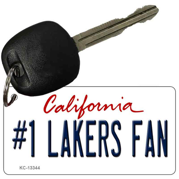 Number 1 Lakers Fan Wholesale Novelty Metal Key Chain