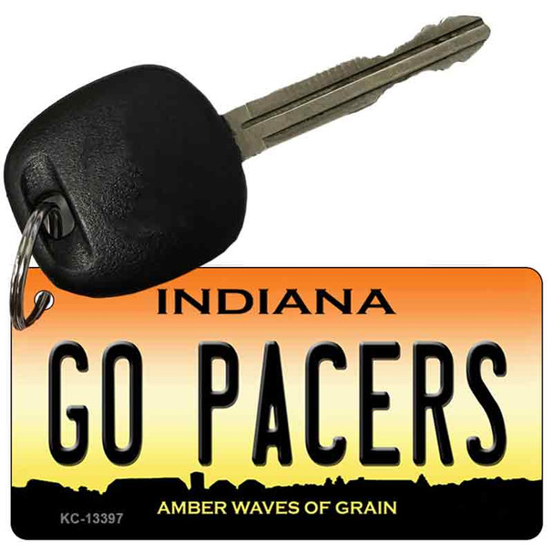 Go Pacers Wholesale Novelty Metal Key Chain