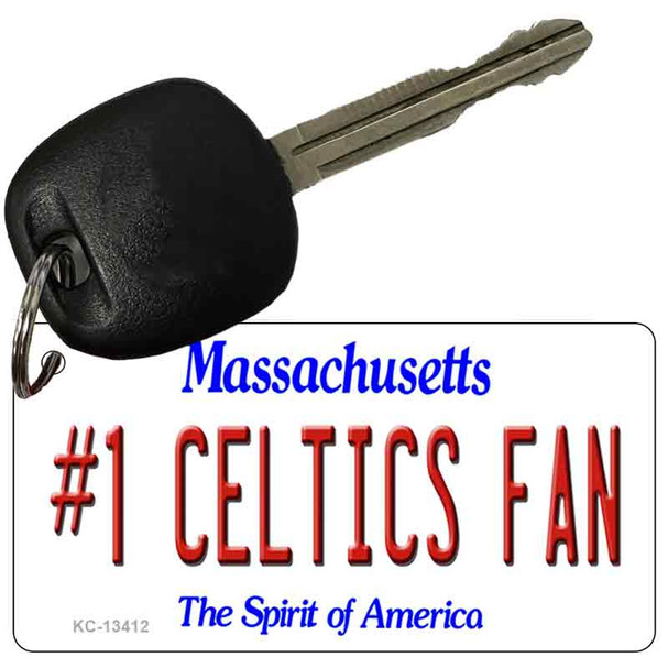 Number 1 Celtics Fan Wholesale Novelty Metal Key Chain