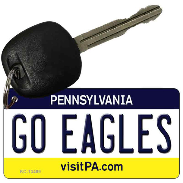 Go Eagles Pennsylvia Wholesale Novelty Metal Key Chain