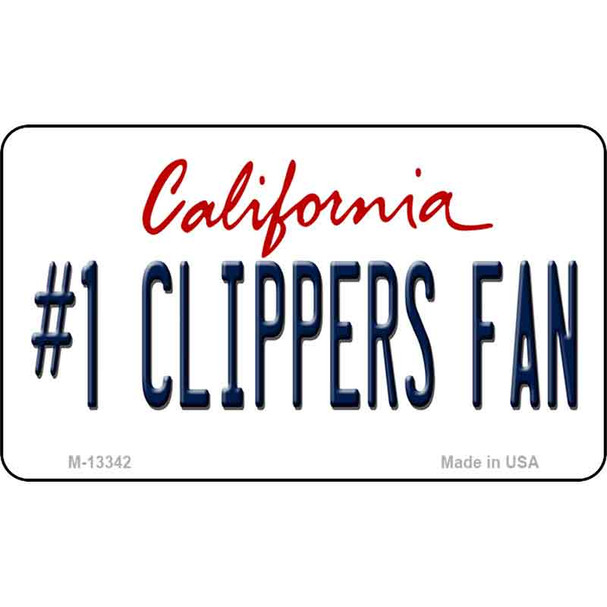 Number 1 Clippers Fan Wholesale Novelty Metal Magnet M-13342