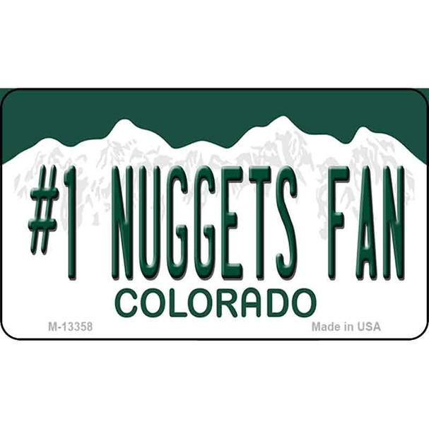 Number 1 Nuggets Fan Wholesale Novelty Metal Magnet M-13358