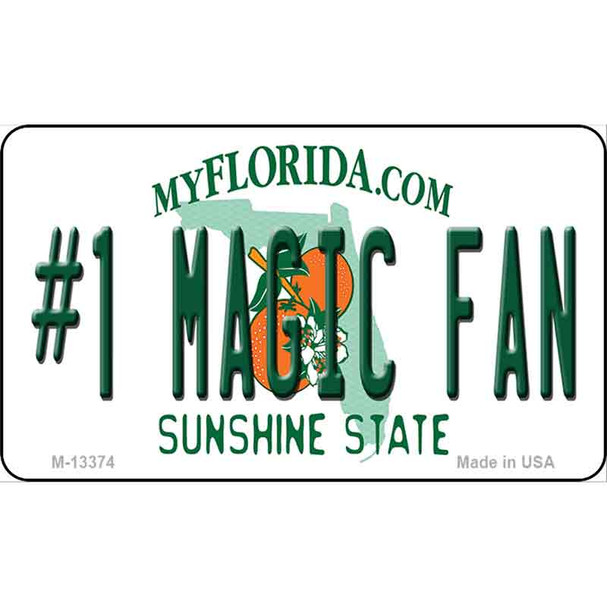 Number 1 Magic Fan Wholesale Novelty Metal Magnet M-13374