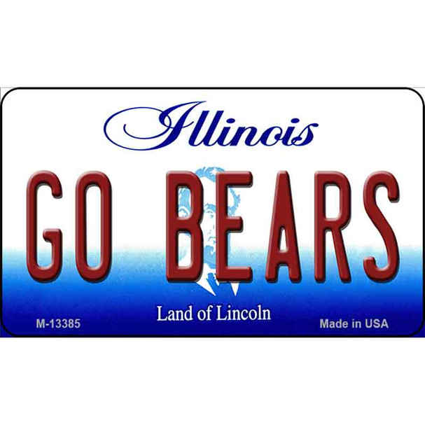 Go Bears Wholesale Novelty Metal Magnet M-13385