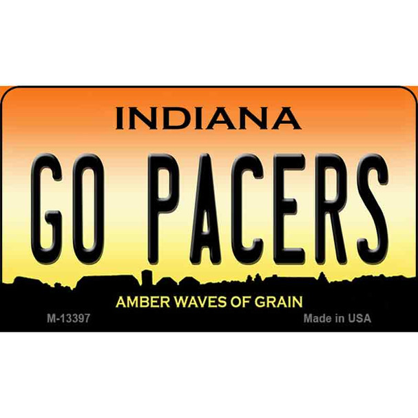 Go Pacers Wholesale Novelty Metal Magnet M-13397