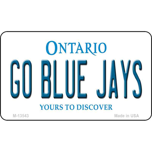 Go Blue Jays Wholesale Novelty Metal Magnet M-13543