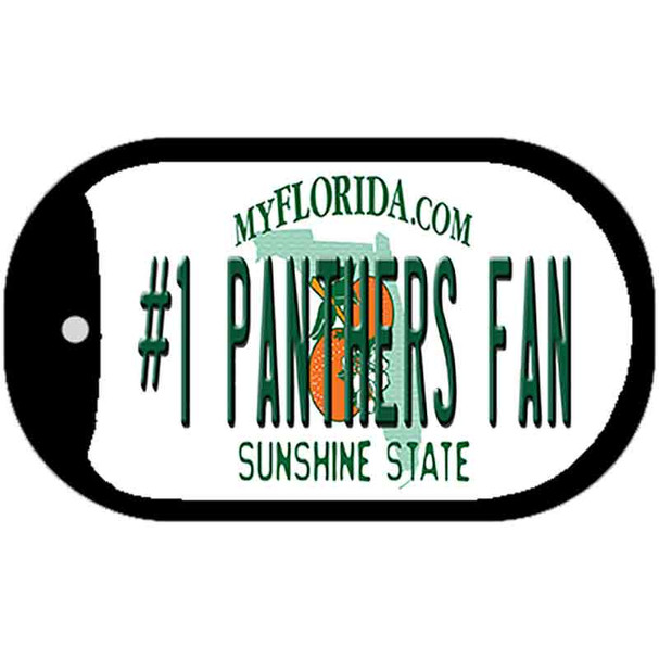 Number 1 Panthers Fan Wholesale Novelty Metal Dog Tag Necklace