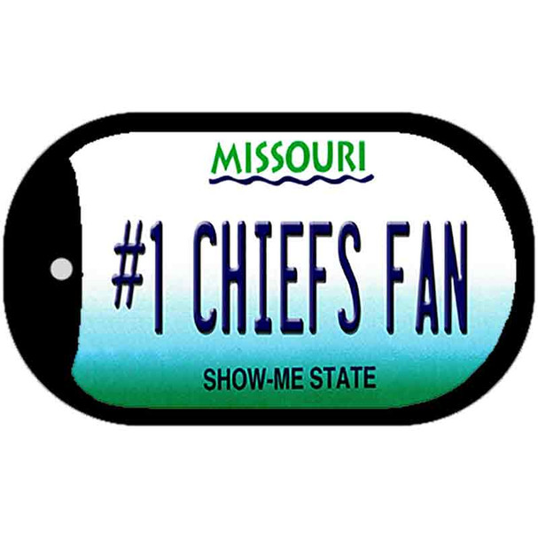 Number 1 Chiefs Fan Wholesale Novelty Metal Dog Tag Necklace