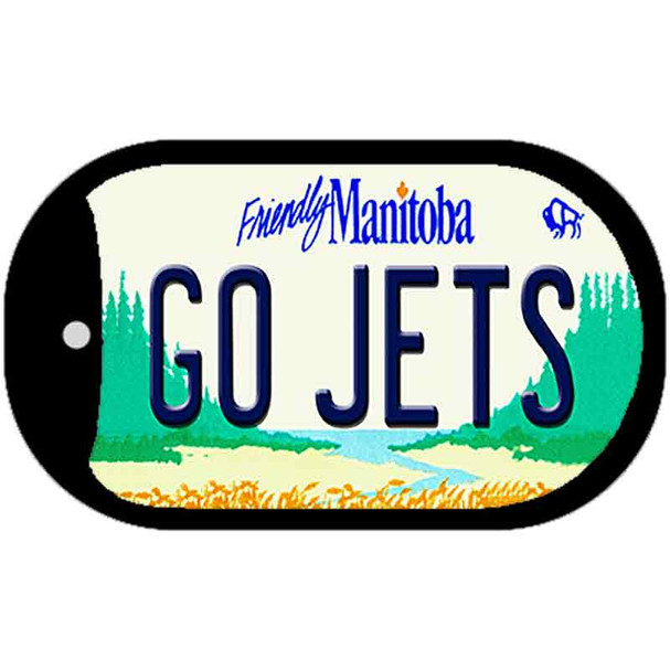 Go Jets Manitoba Wholesale Novelty Metal Dog Tag Necklace