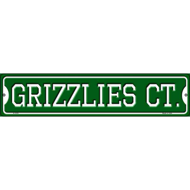 Grizzlies Ct Wholesale Novelty Metal Street Sign