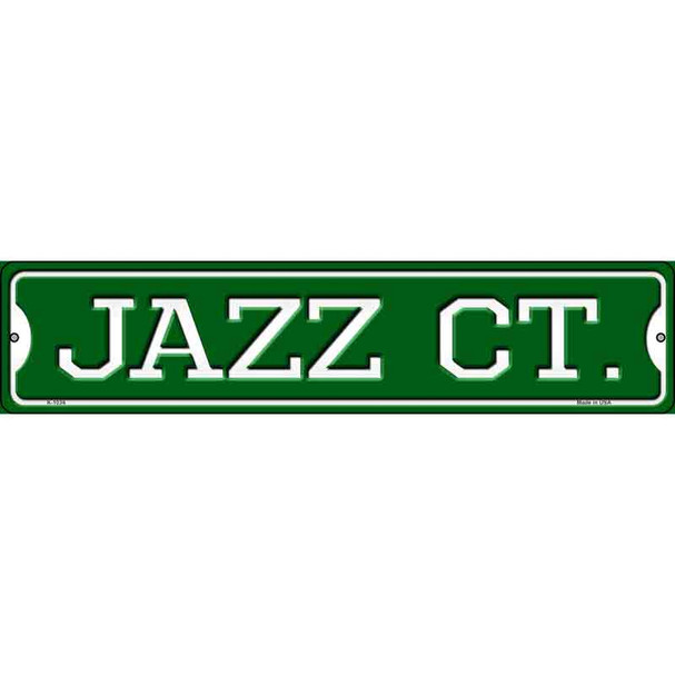 Jazz Ct Wholesale Novelty Metal Street Sign