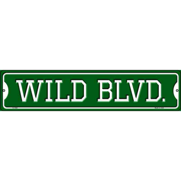 Wild Blvd Wholesale Novelty Metal Street Sign